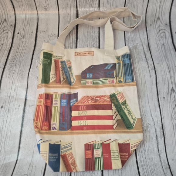 Cavallini Papers & Co. Library Books Tote Bag - Picture 2 of 6
